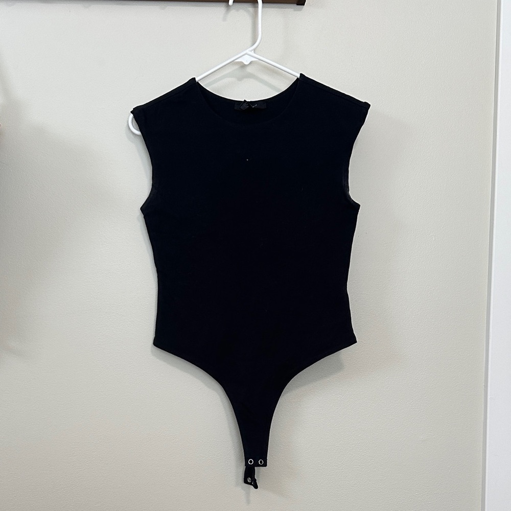 Forever 21 Black Sleeveless Bodysuit